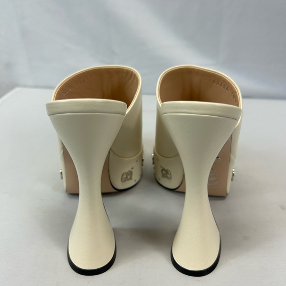 Gucci GG 110mm platform mules in Mystic White Sz EU 38.5 / US 8.5 - Picture 5 of 7